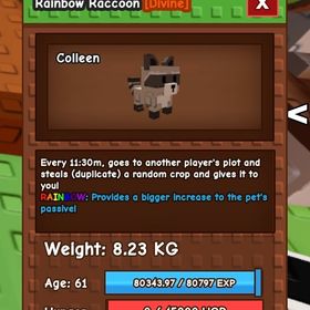 Grow a Garden 庭を成長させる ペット販売 | ロブロックス(ROBLOX)のアカウントデータ、RMTの販売・買取一覧