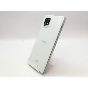 【中古】SHARP au 【SIMフリー】 AQUOS zero6 ホワイト 8GB 128GB SHG04【立川フロム中武】保証期間1ヶ月【ランクC】