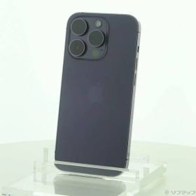 〔中古品〕 iPhone14 Pro 256GB ディープパープル MQ1E3J／A SIMフリー【371】