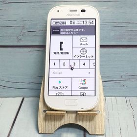 docomo 富士通 F-04J らくらくスマートフォン4 ホワイト 美品 386