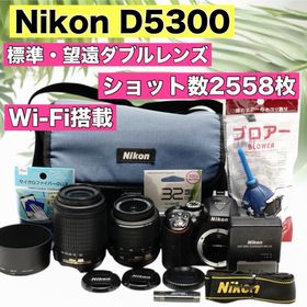 ニコン(Nikon)のNikon D5300✨Wi-Fi搭載✨スマホ転送✨ショット数2558枚(デジタル一眼)