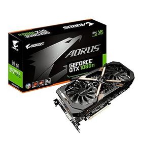 【中古】GIGABYTE AORUS GeForce GTX 1080 Ti 11GB Video Card - GV-N108TAORUS-11GD