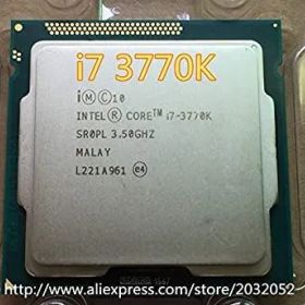 【中古】 Cailiaoxindong Core 770K i7 3770K 3.5Ghz/8MB 4コアソケット 1155/5 GT/s DMI デスクトップCPU