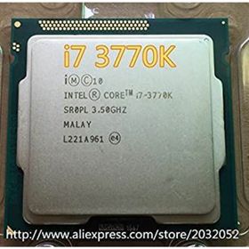 【中古】Cailiaoxindong Core ?770K i7 3770K 3.5Ghz/8MB 4コアソケット 1155/5 GT/s DMI デスクトップCPU(PCパーツ)