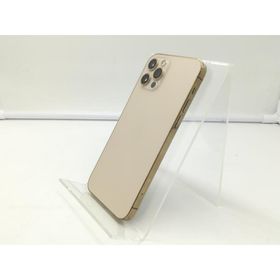 【中古】Apple au 【SIMロック解除済み】 iPhone 12 Pro 128GB ゴールド MGM73J/A【札幌】保証期間１ヶ月【ランクC】