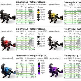 RARE SUPPORT 最新デイノニクス新ステ全9種11/28更新 | ARK Survival Evolvedのアカウントデータ、RMTの販売・買取一覧