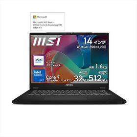 MSI Modern シリーズ Modern 14 H D2RM Modern-14-H-D2RMG-5429JP インテル? Core? 7 プロセ