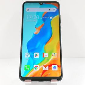 HUAWEI P30 lite HWV33 au ミッドナイトブラック 送料無料 即決 本体 c15633