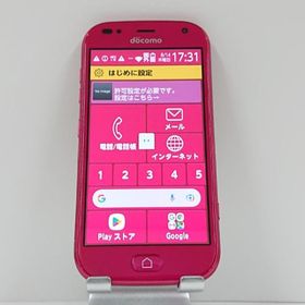 らくらくスマートフォン me F-01L ドコモ ピンク 送料無料 即決 本体 c13949