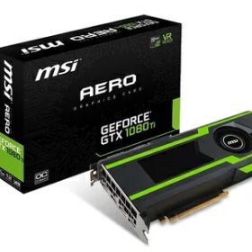 【中古】 MSI ビデオグラフィックカード GTX 1080 TI AERO 11G OC