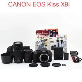 保証付き/一眼レフカメラ/Canon EOS Kiss X9iダブルレンズセット