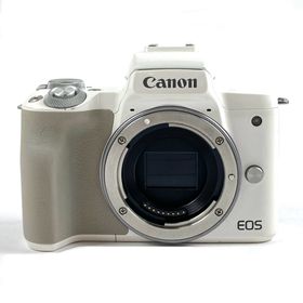 キヤノン EOS Kiss M ボディ ホワイト ［ジャンク品］ 中古(ミラーレス一眼)