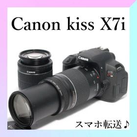 ✨CANON KISS X7i✨Wレンズ✨高速手振れ補正＆超望遠✨一眼レフ