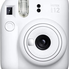 【新品・2営業日で発送】FUJIFILM 富士フイルム チェキ INSTAX mini 12 クレイホワイト(INS MINI 12 WHITE)