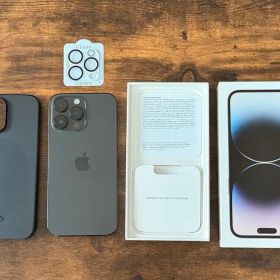 Apple iPhone 14 Pro Max ブラック 本体 ケース付