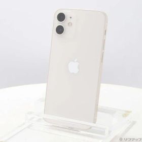 〔中古品〕 iPhone12 mini 128GB ホワイト MGDM3J／A SIMフリー【352】