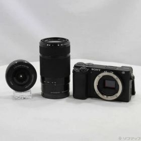 〔中古品〕 α6400 ILCE-6400Y ダブルズームレンズキット ブラック【276】