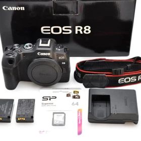 Canon EOS R8 ミラーレスカメラ 本体 美品 元箱 64GBカード付き