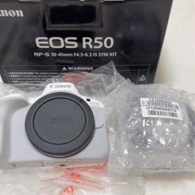 Canon EOS R50ミラーレスカメラ（ホワイト）