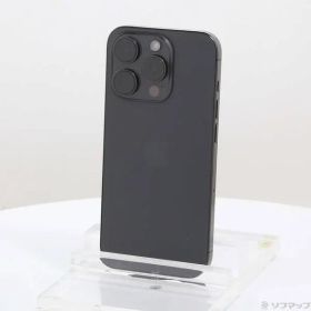 〔中古品〕 iPhone15 Pro 128GB ブラックチタニウム MTU73J／A SIMフリー【297】