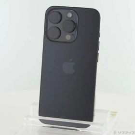 〔中古品〕 iPhone15 Pro 128GB ブラックチタニウム MTU73J／A SIMフリー【348】