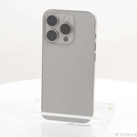 〔中古品〕 iPhone15 Pro 128GB ナチュラルチタニウム MTU93J／A SIMフリー【276】