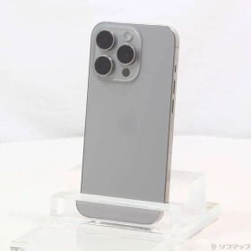 〔中古品〕 iPhone15 Pro 256GB ナチュラルチタニウム MTUF3J／A SIMフリー【262】