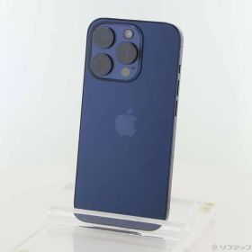 〔中古品〕 iPhone15 Pro 128GB ブルーチタニウム MTUA3J／A SIMフリー【305】