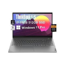 Lenovo ThinkBook 15 Gen 4 15.6" FHD (12th Gen Intel 10-Core i7-1255U, 16GB RAM, 512GB PCIe SSD, Narrow Bezel IPS) Business Laptop, Backlit Keyboard, F