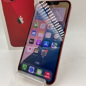 SIMロック解除済 5112009K【優良美品】iPhone13 128GB(レッド)