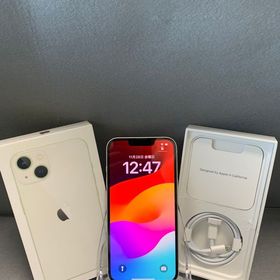 中古 国内版 SIMフリー iPhone13 128GB スターライト色