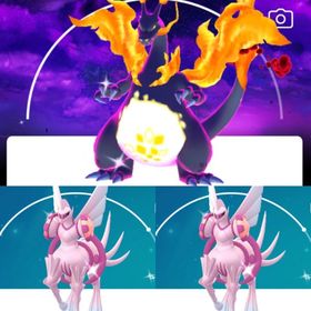 8491【PTC】砂120万！色違いキョダイマックスリザードン スペシャル背景、オリジンパルキア6匹 | ポケモンGOのアカウントデータ、RMTの販売・買取一覧