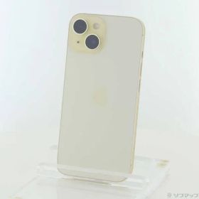 〔中古品〕 iPhone15 128GB イエロー MTMK3J／A SIMフリー【262】