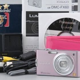 【中古】Panasonic パナソニック LUMIX DMC-FX60 スイートピンク コンパクトデジタルカメラ 元箱付き