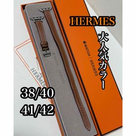 アップル(Apple)のApple Watch HERMESドゥブルトゥール ゴールド(腕時計)