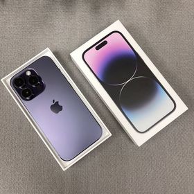 iPhone 14Pro 256GB ディープパープル 国内版 SIMフリー送料無料 電池 100%