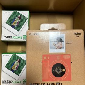 新品 FUJIFILM instaxSQUARESQ1 テラコッタフィルム40枚