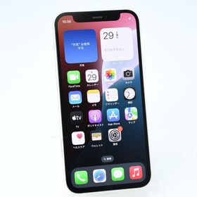 【動作可＊電池100 %】 au SIMフリー iPhone12 mini 64GB ホワイト