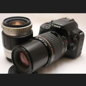 ショット極少!!キャノン Canon EOS Kiss X7 Wレンズセット