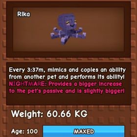 【庭を成長させる】Huge Mimic Octopus 無言購入⭕️ | ロブロックス(ROBLOX)のアカウントデータ、RMTの販売・買取一覧