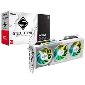 [14日間保証付き]グラフィックボード ASRock AMD Radeon RX 9070 XT Steel Legend 16GB [RX9070XT SL 16G] グラフィックボード