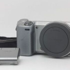 ソニー SONY NEX-5T ボディ シルバー 完動品 ストラップ・ボディキャップ ・ストロボ付き #317c