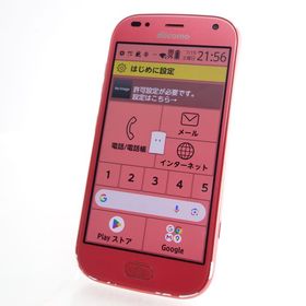 【SIMフリー】らくらくスマートフォン F-42A ピンク 利用制限〇 docomo版