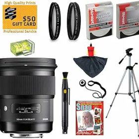 【中古】Sigma 50mm F1.4 DG HSM ARTレンズ UV、CPL、FLD、ND4、+10マクロフィルター Nikon D4s、D4、D3x、Df、D810、D800、D750、D610、D600、D7100、D7