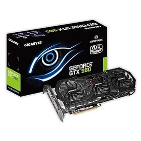 【中古】GIGABYTE ビデオカード Geforce GTX980搭載 オーバークロックモデル GV-N980WF3OC-4GD