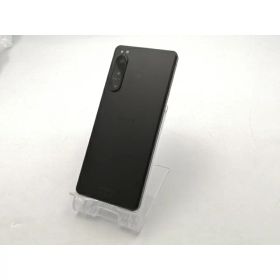 【中古】SONY au 【SIMフリー】 Xperia 5 IV 8GB 128GB SOG09 ブラック【ECセンター】保証期間1ヶ月【ランクC】