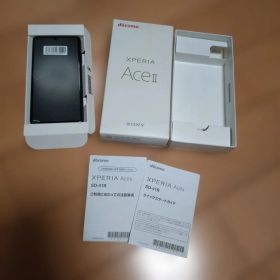 修理後未使用 SONY Xperia Ace II SO-41B ブラック