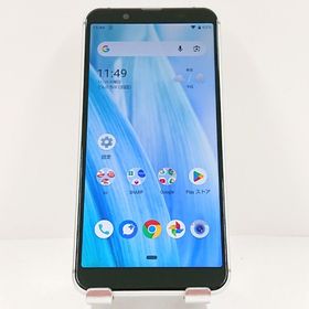 AQUOS sense3 basic SHV48 au シルバー c15609