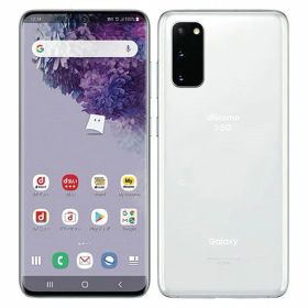 【中古】【安心保証】 Galaxy S20 5G SC-51A[128GB] docomo クラウドホワイト