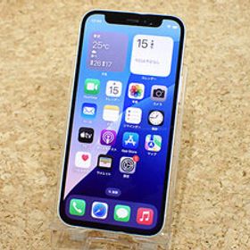 【中古 訳あり】充電口接触不良 国内版 SIMフリー iPhone 12 mini 128GB ホワイト 白 MGDM3J/A 本体 一括購入(QDB174-1)